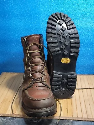 Vtg HERMAN SURVIVOR Men’s US 10 1/2 Brown Leather Work Logger Hunting Boots.OBO  • $42