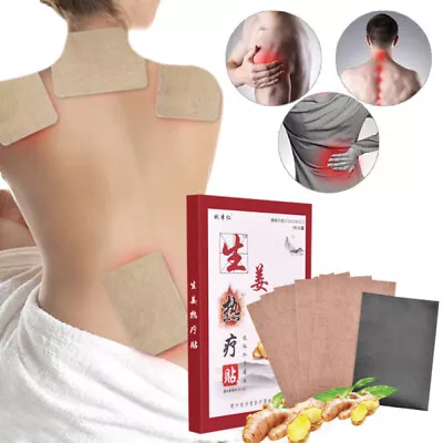 £4.69 • Buy 60 Pads Lymphatic Drainage Ginger Body Foot Detox Patch Heating Knee Pain Relief