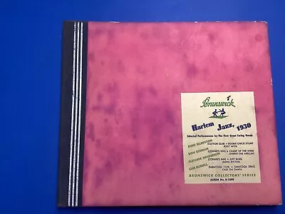 Harlem Jazz 1930 - Brunswick B-1009 - 1943 - 3 10  78 RPM Booklet • $35