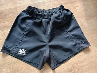 Canterbury Rugby Shorts Black Size Boys Small • £6.99