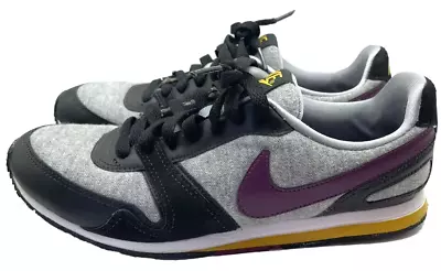 Nike Eclipse Classic Running Purple Gray Black 2010 Women's Size 6.5 Shoes • $36.99