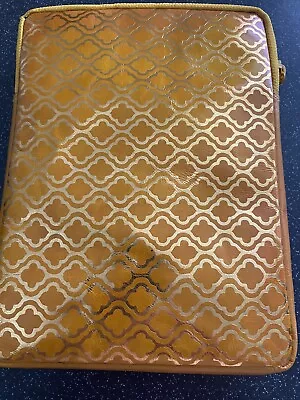 Tablet/kindle Case Art/pencil Case Poucj Mustard Gold • £5