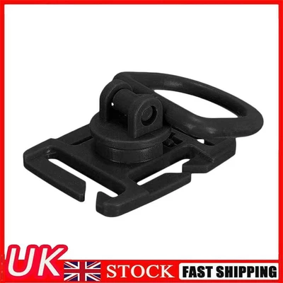 £4.59 • Buy Multifunctional D-ring Backpack Carabiner Rotatable Outdoor Hiking Clip Buckles