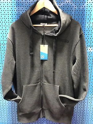 Preston Hoody Grey Size LARGE Match Fishing Zip Up Hoodie Warm Casual Clothing- • £32.19