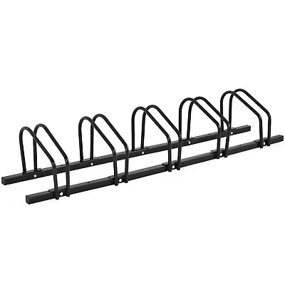 $56.95 • Buy 1-5 Bike Stand Rack Bicycle Storage Floor Parking Cycling Holder Steel Poratble
