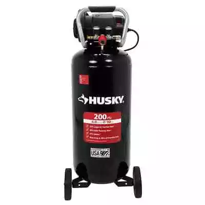 Husky Electric Air Compressor 20 Gallon 200 PSI Oil Free Portable Vertical Tool • $312.04