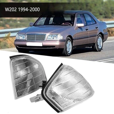 $29.03 • Buy Car White Turn Signal Corner Light Lens For Mercedes W124E Class E320 E500 85-95