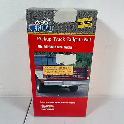 Vintage On The Road Pickup Truck Tailgate Net Fits Mini/mid Size Trucks • $47.98