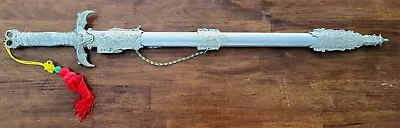 Silver Swept Back Hand Eagle Guard Tower Sword With Trigger Release • $40