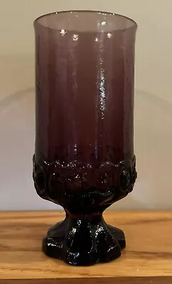 Vtg Tiffin Glass Franciscan Madeira Ice Tea Goblet Amethyst Purple Glass 6 5/8” • $16.99