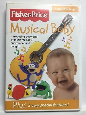 Fisher-Price: Musical Baby - Ages 3 Months & Up (DVD 2003) Great Shape! USA! • $7.97