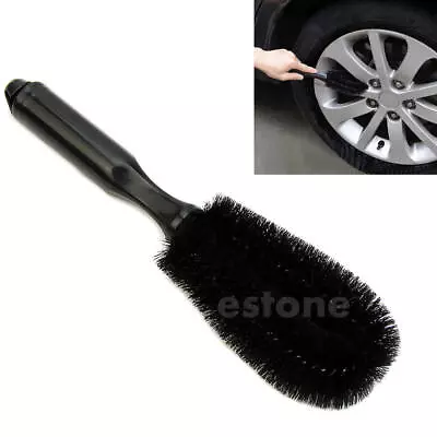 Car Wheel Tire Brush Detailing Detail Brush For Cleans Dirty Tires Releases Dirt • $16.79