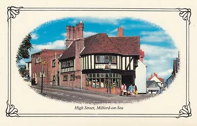 Postcard High Street Milford On Sea Hampshire My Ref SV • £1.75