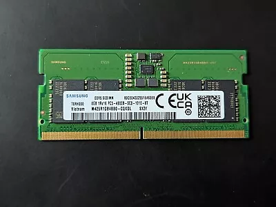 Samsung 1x8GB DDR5 4800MHz PC5-38400 SO-DIMM NON-ECC OEM Memory M425R1GB4BB0-CQK • $50