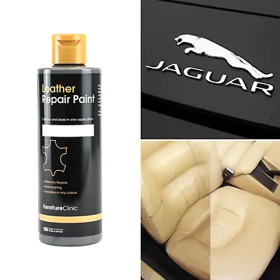 Leather Paint For JAGUAR Car Seats Interiors - Restore Colour To Damage • £19.95