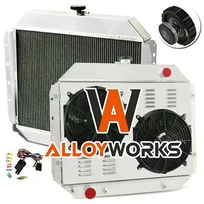 3  Row Radiator Shroud Fan For 1966-79 Ford F100 F150 F250 F350 Bronco Truck • $399