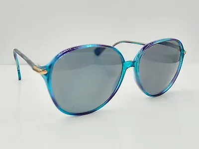 Vintage Silhouette M1763 Blue Tortoise Oval Sunglasses Austria FRAMES ONLY • $37.40