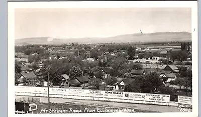 MT STEWART RANGE Ellensburg Wa Real Photo Postcard Rppc Washington • $8