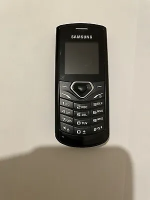 Samsung GT E1170 - Black (Orange) Mobile Phone Good Condition • £10