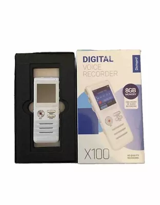 DICTOPRO X100 Digital Voice Activated Recorder Portable Mini Dictaphone 8GB • $6.35