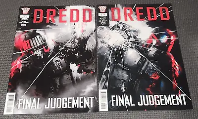 DREDD FINAL JUDGEMENT #1 And 2 SET (2018) Jock Cover 2000 AD Rebellion Comics • $20