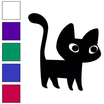 Kitten Cat Vinyl Decal Sticker Multiple Colors & Sizes #7086 • $3.22