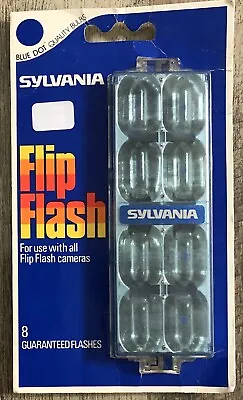 Vintage Sylvania Flip Flash Blue Dot Quality Bulbs ~ Original Packaging • $14.95