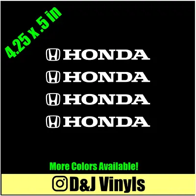 4x Door Handle Vinyl Decal Sticker JDM For HONDA • $3.95