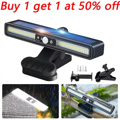 Solar Induction Light Outdoor Waterproof Clip LED Motion Sensor Fence Lamp 2024 • $12.99