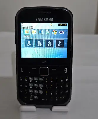 Samsung Chat 335 Ch@t - Metallic Black (Tesco Mobile) Smartphone • £14.99