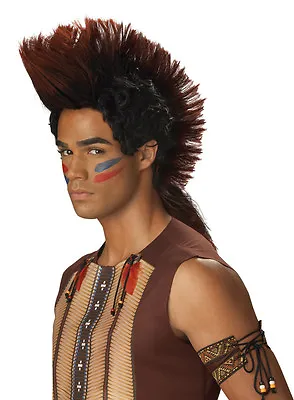 $22.95 • Buy Chief Indian Warrior Mohawk Adult Costume Wig