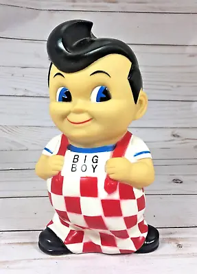 Big Boy Coin Bank Hard Plastic 8  W/ Stopper Retro Restaurant Vintage • $23.12