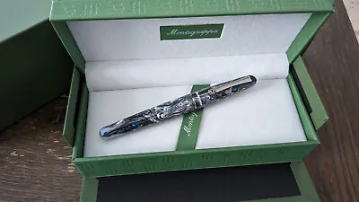 Montegrappa Elmo Bespoke Pluton Fountain Pen Only Made One Pen Per Color .  • $495