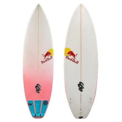 5'8  Chris Gallagher Used Shortboard Surfboard - Pink Sunburst Airb • $314.99