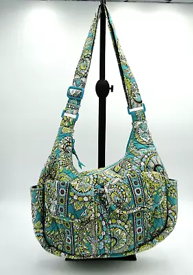 Vera Bradley Peacock Cargo Sling Cross Body Handbag Purse Retired • $31.45