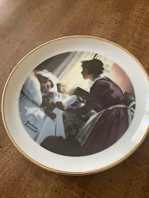 Norman Rockwell Special Ed. Collector Plate  Mothers Love  Porcelain Gold Trim • $10.50