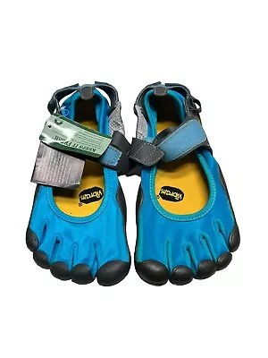 Vibram FiveFingers Sprint M116C Blue Barefoot Running Shoes 9  9.5 EU 41 (READ) • $34.99