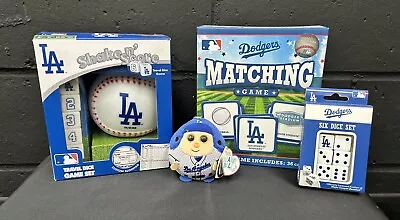 Los Angeles Dodgers MLB Game And Plush Fun Bundle • $45
