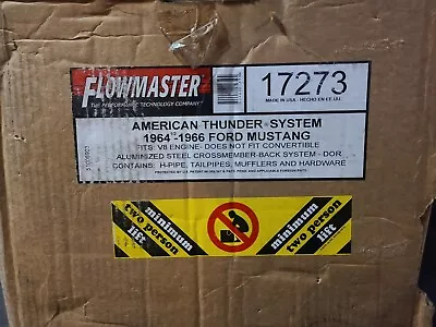 Flowmaster American Thunder 17273 Exhaust System Fits 64-66 Mustang V8 _ • $799.99