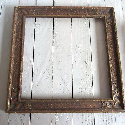 Vintage Wooden Frame Gesso Art Nouveau Ornate • $44.99