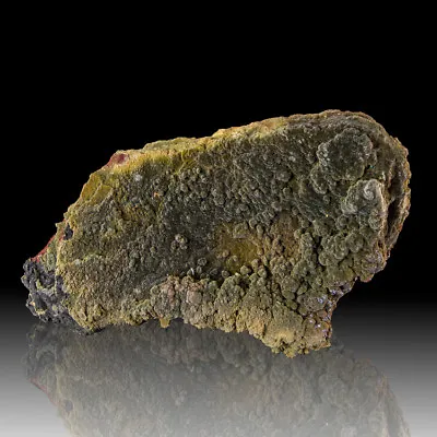 8.1  Dark Olive Green Botryoidal MOTTRAMITE Crystals On Limonite Mexico For Sale • $100