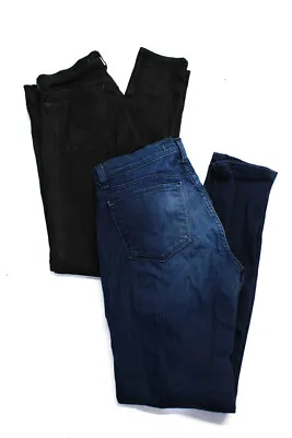 J Brand Womens Cotton Buttoned Colored Skinny Leg Jeans Black Size EUR29 Lot 2 • $41.99