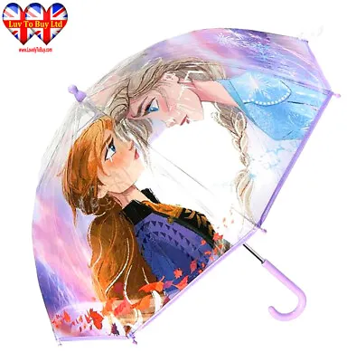 Disney Frozen 2 Transparent UmbrellaChildren's Umbrell Official Licensed    • £12.99