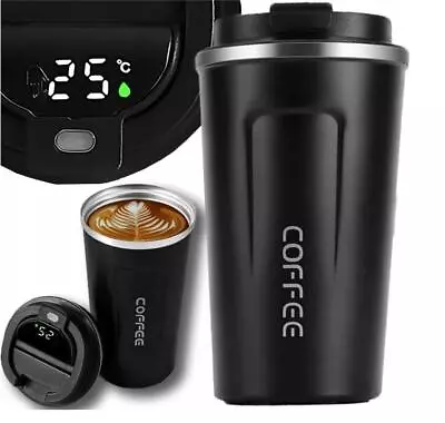 510ML Leakproof Insulated Thermal Travel Stainless Steel Coffee Mug Cup Flask • $16.89