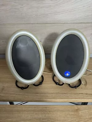 Michael Graves Computer Speakers RARE PEARL FINISH. SEE PICTURES AND PLEASE READ • $27.99