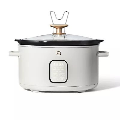 6 Qt Programmable Slow Cooker White Icing By Drew Barrymore Removable • $44.96