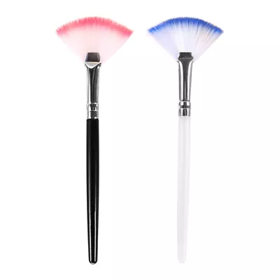  2 Pcs Fan Mask Brush Chemical Peel Cosmetic Facial Beauty Practical • £5.48