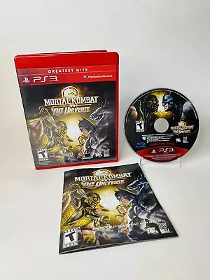 PS3 Mortal Kombat Vs. DC Universe Greatest Hits Sony PlayStation 3 MINTY DISC!! • $17.95