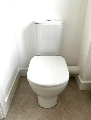 £220 • Buy Ideal Standard Close Coupled Toilet With Soft Close Seat.