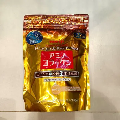 New Meiji Collagen Amino Premium Powder 28 Days 196g Refill  Gold Japan 100% • $81.59